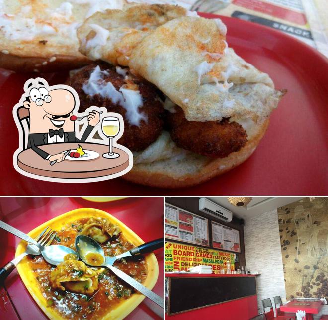 Food at Cafe B. M. G