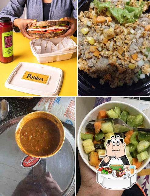 Hot and sour soup at Living Bowls