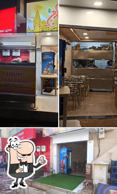 The image of Udupi Shri Krishna Hotel’s interior and exterior