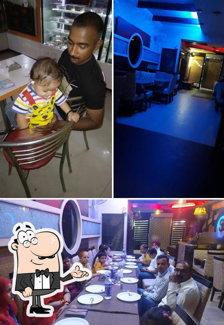 The interior of Sher-E- Punjab Restaurant