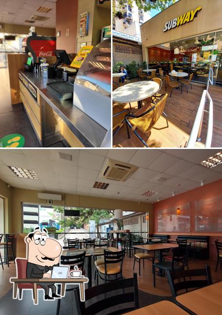 Veja imagens do interior do Subway