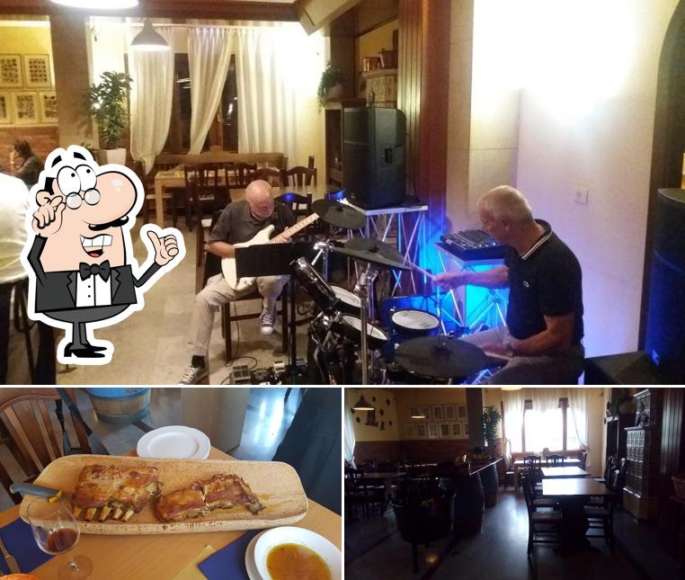 Gli interni di Vecchia Osteria alla Pieve