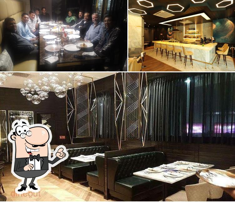 The interior of Nueva Bar & Dining