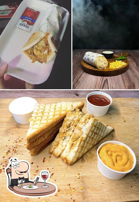 Food at Jaffa Shawarma