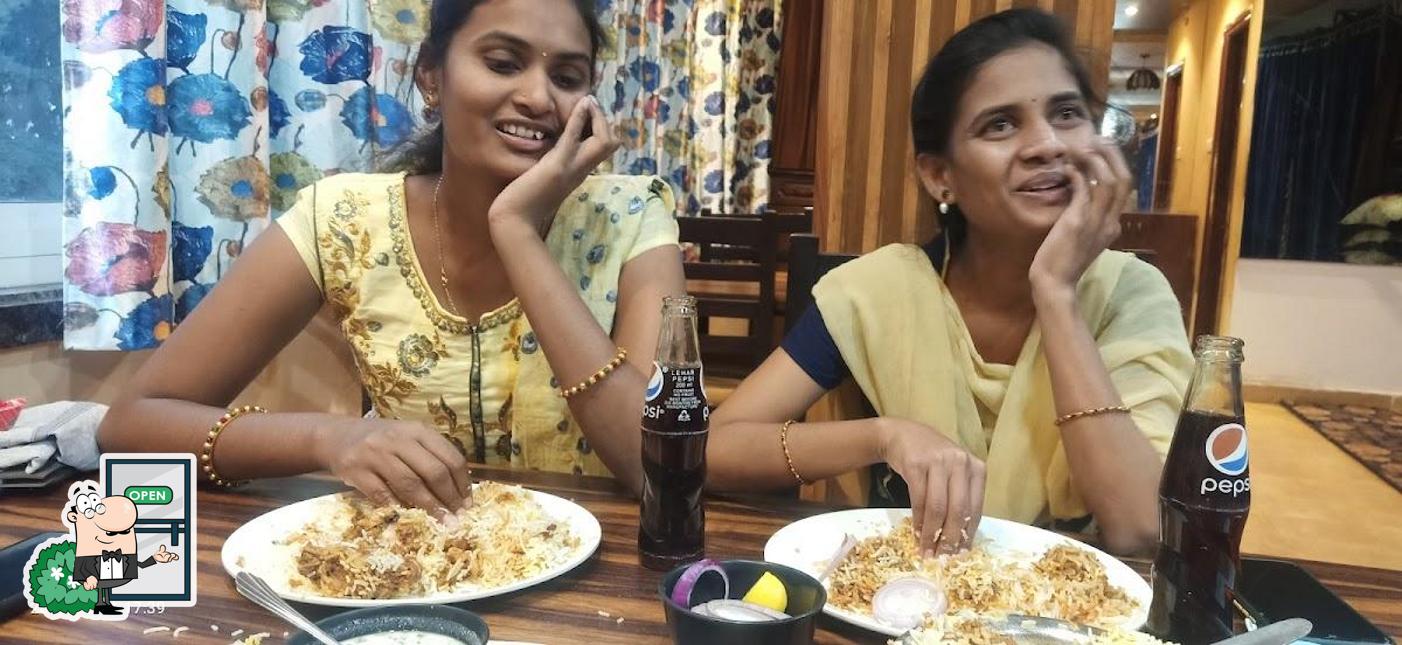 You can get some fresh air outside Hyderabad Spice Restaurant