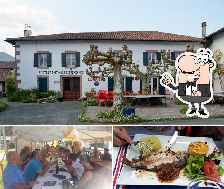 Vérifiez l’image indiquant la intérieur et nourriture concernant Hôtel Barberaenea