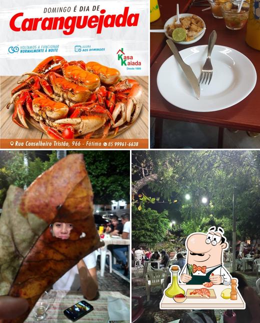 Peça frutos do mar no Kasa Kaiada
