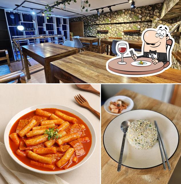 The restaurant's food and interior