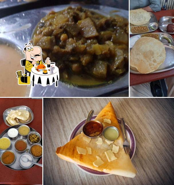 Food at Sri Krishna Café