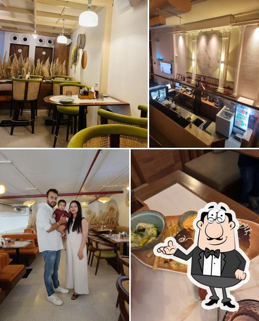 The interior of Thyme & Whisk - Best Restaurant In Indore Pure Veg Restaurant Family Restaurant