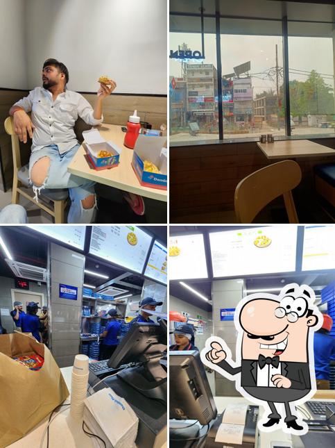 The interior of Domino's Pizza VKNS Complex, Sultanpur