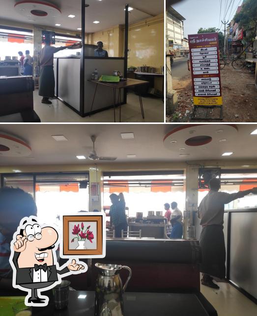 The image of interior and exterior at Hotel Sri Nachiyar Pure Veg