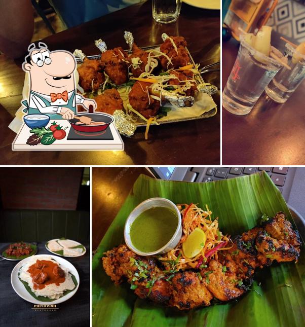 Chicken curry at Prithvish Restro Bar