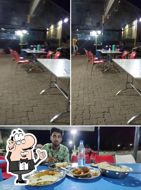 The interior of Sher E Punjabi Dhaba