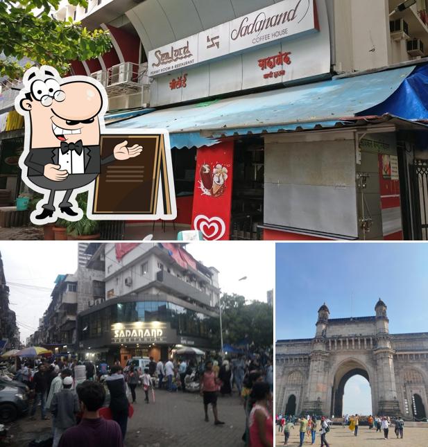 The exterior of Sadanand Restaurant