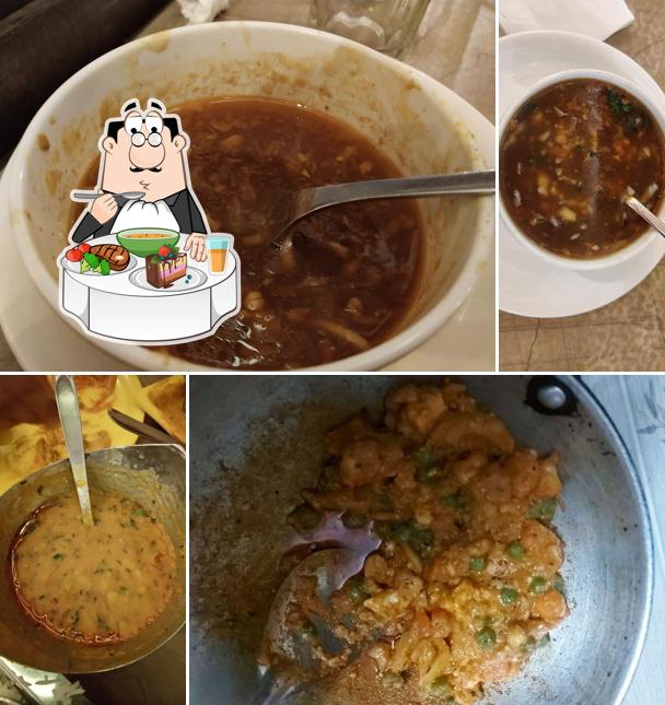 Hot and sour soup at Shree Chotiwala Restaurant