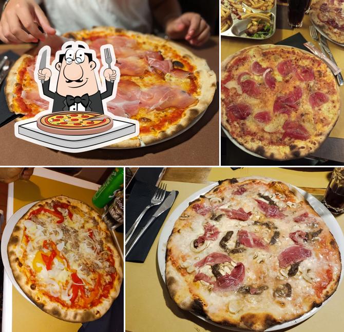 A La Brace, puoi goderti una bella pizza