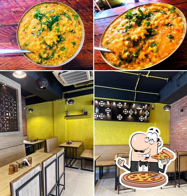 Order pizza at Khichdi etc