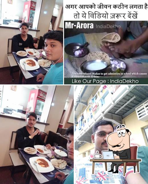 The interior of Bhushan Family Restaurant & Bar