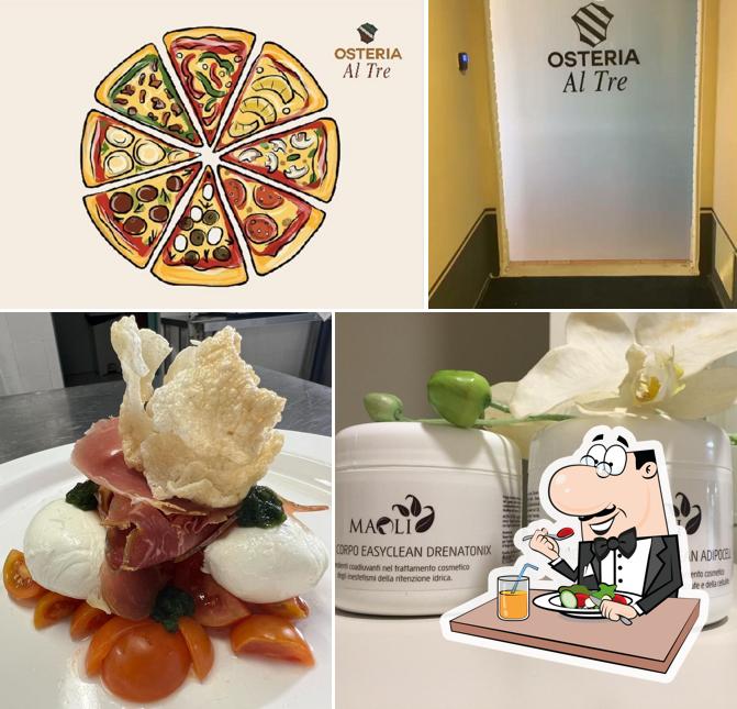 Cibo al Osteria Al Tre