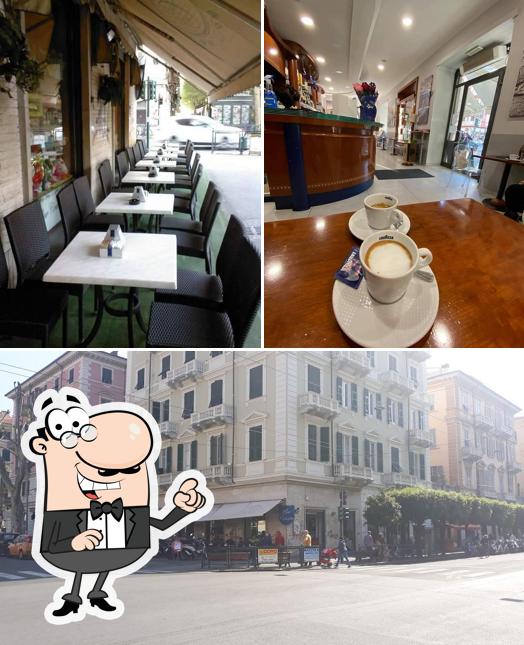 La immagine di interni e esterno da Bar Crastan