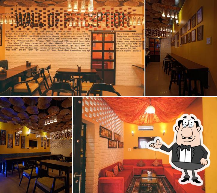 The interior of Bailout Cafe