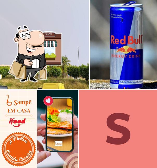 O exterior do Sampê Lanches e Refeições