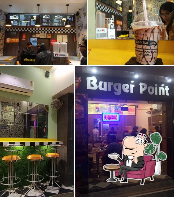 Take a seat at one of the tables at The Wab Cafe & Benos Bakery