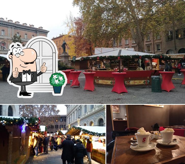 La esterno e dolce del ristorante