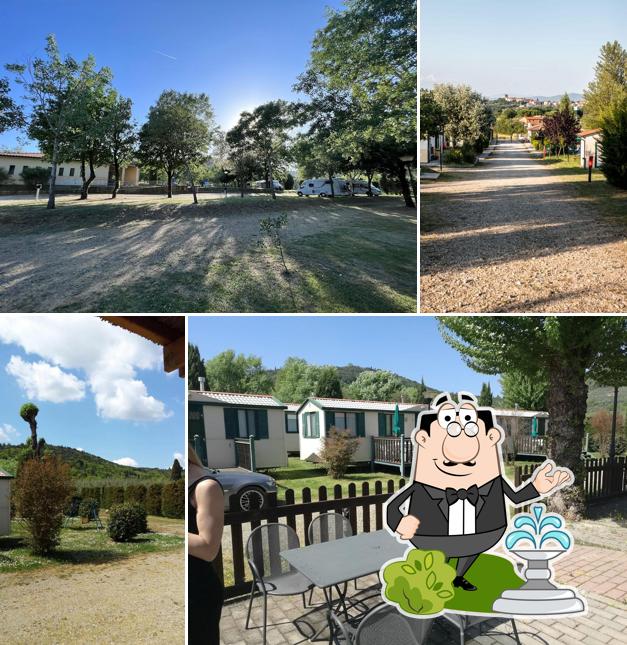 Puoi goderti l'aria fresca dal dehors di Camping Ristorante Le Ginestre