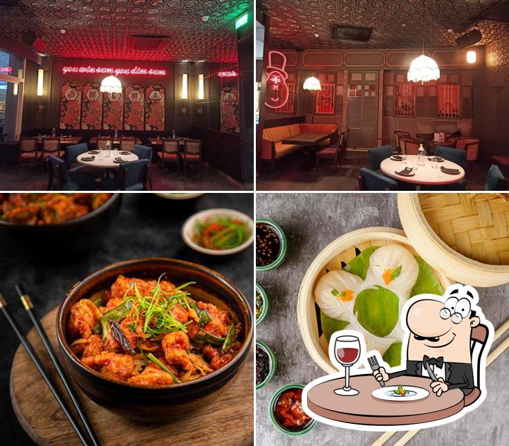 The restaurant's food and interior