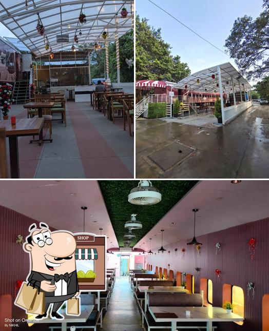 The photo of exterior and interior at Offtrack Rail Coach Restaurant