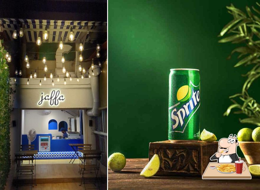 French fries at Jaffa shawarma