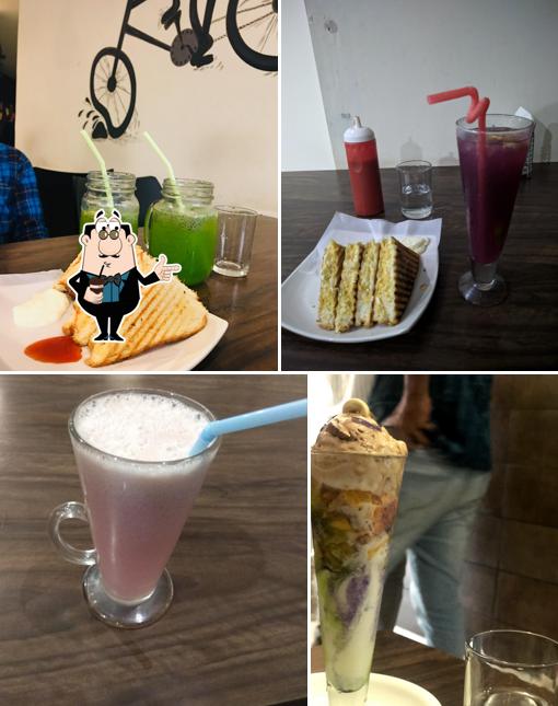 Enjoy a beverage at Perakka grill hub