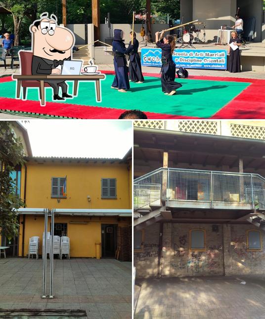 Gli interni di Centro Sociale Orologio