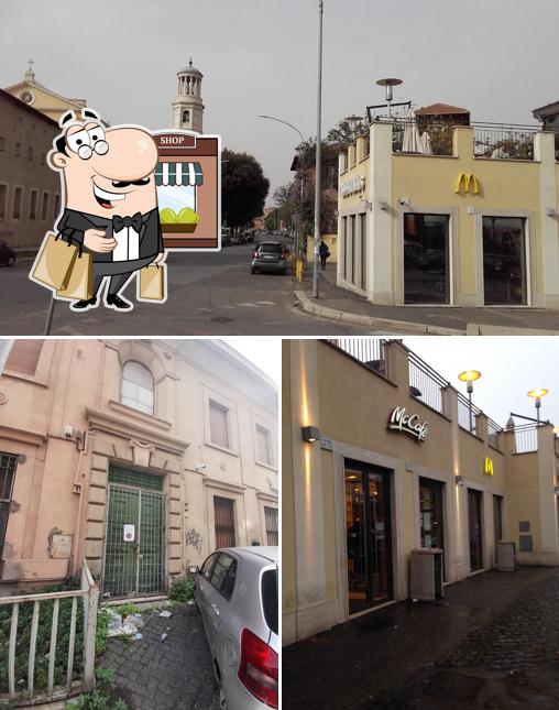 Gli esterni di McDonald's Roma Basilica San Paolo