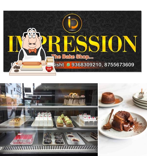 Impression The Bake shop provides a variety of sweet dishes