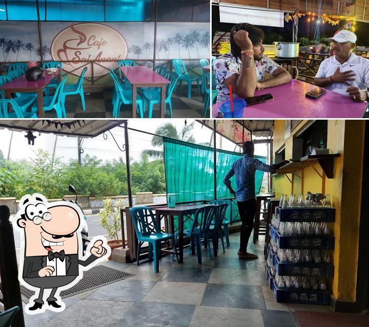 The interior of Sai Anant fast food parra