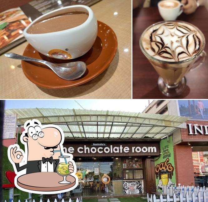 The restaurant's drink and interior