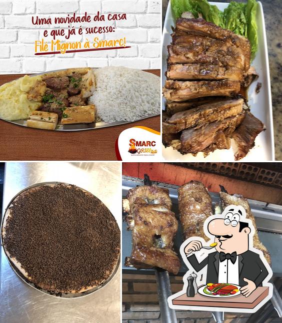 Platos en Smarc grill restaurante e pizzaria