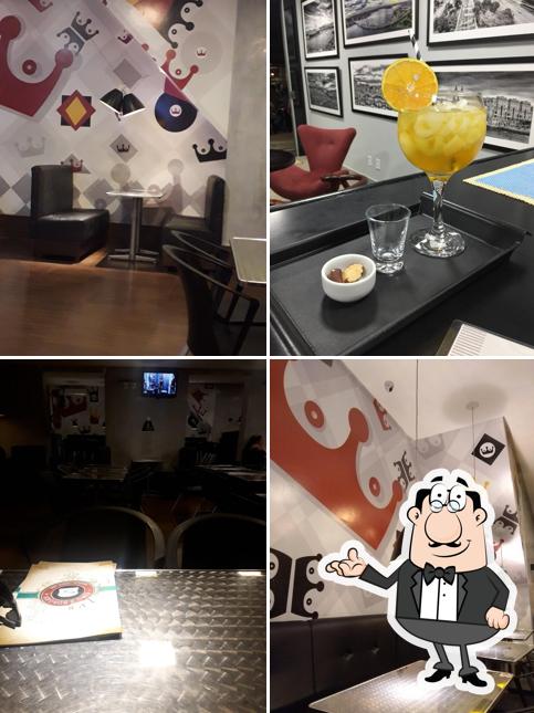 O interior do Kings Burger Brasília