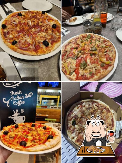 Pick pizza at PizzaExpress
