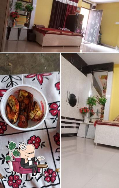 The interior of Mohit Dhaba