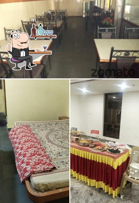 The interior of Shyam Bhojanalaya