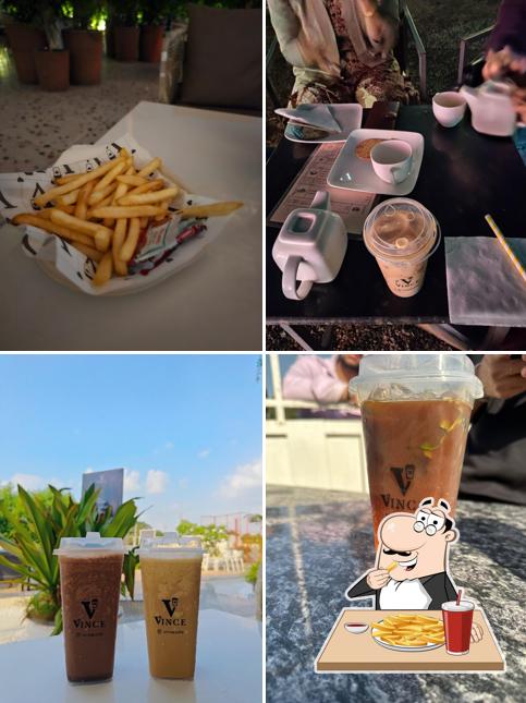 French fries at Vince cafe