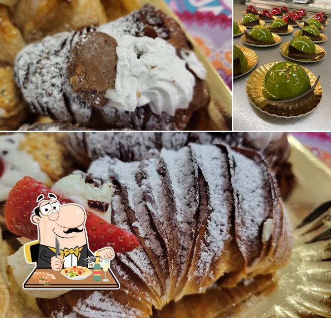 Pasticceria Caffetteria Letizia dal 1963 si caratterizza per la cibo e interni