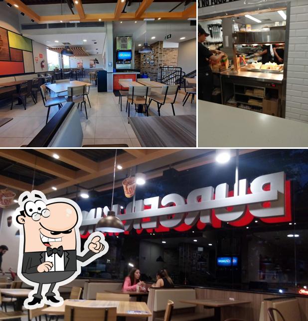 O interior do Burger King