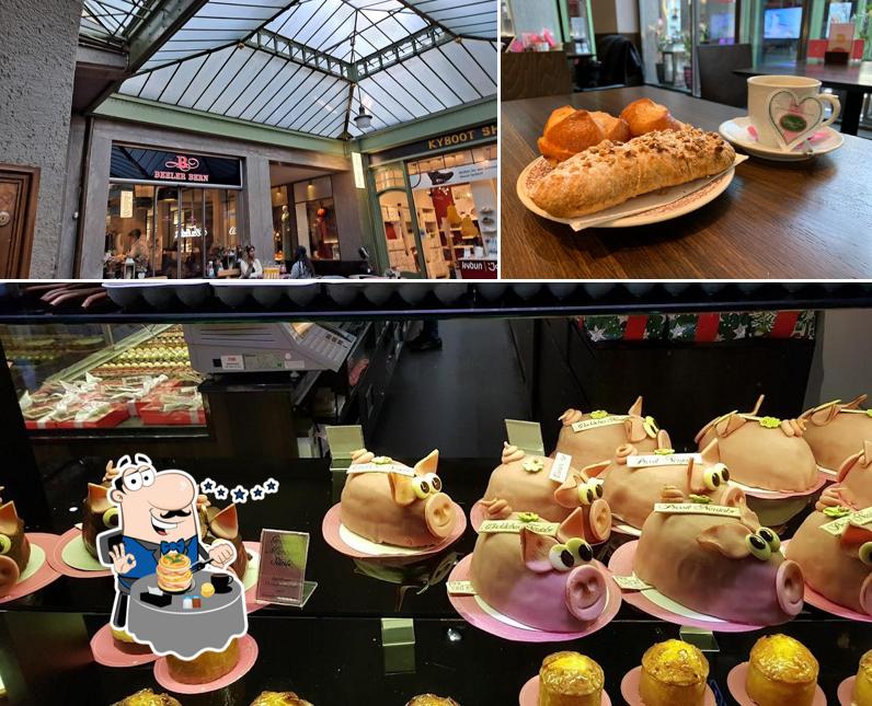 La cibo e esterno del ristorante