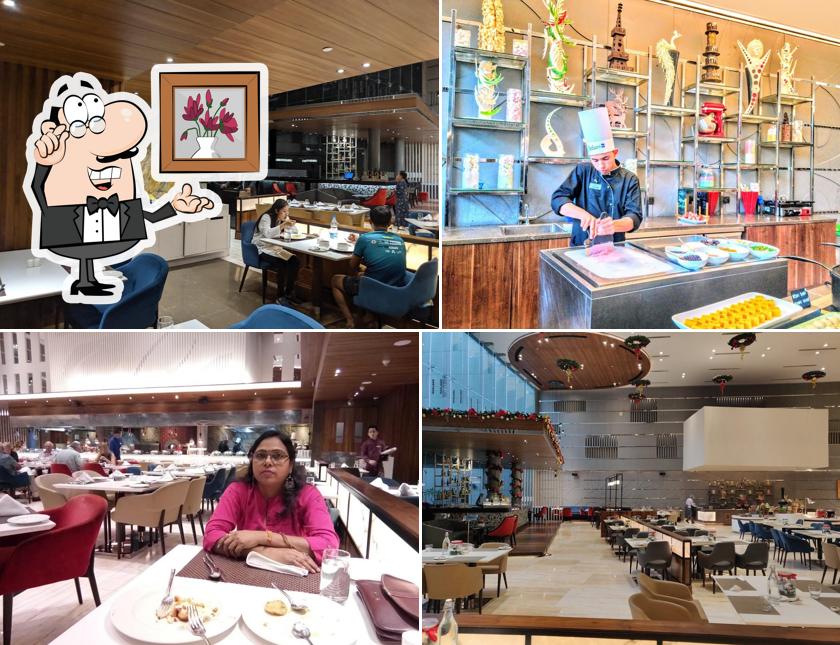 Take a seat at one of the tables at Palato