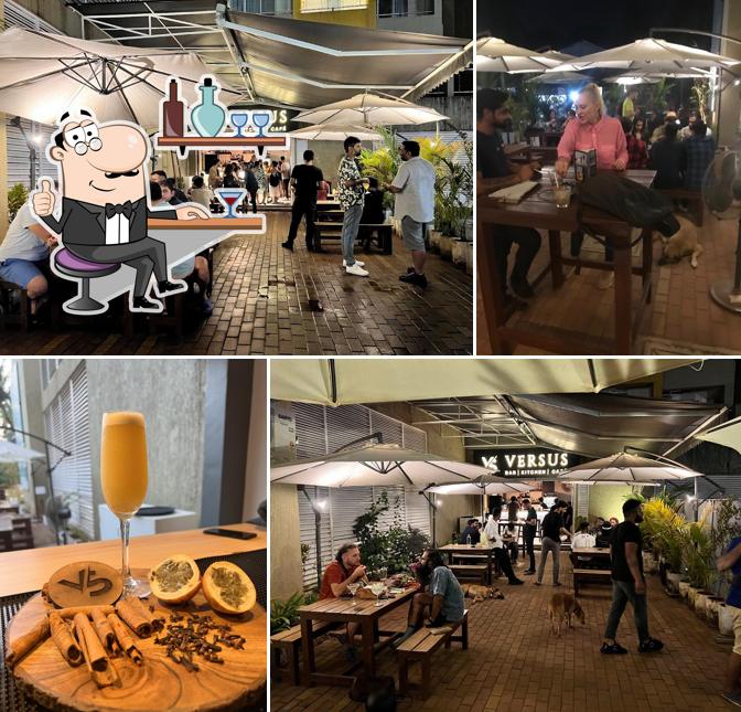 The interior of Versus